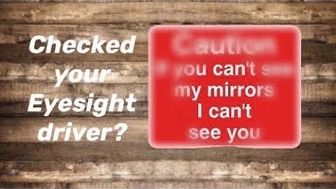 Transmaster - FleetCheck driver app - Eyesight Check option