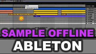SAMPLE OFFLINE ABLETON ( RESOLVIDO)