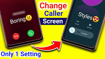 How to Change caller screen on Android | Caller screen change | Redmi caller screen change
