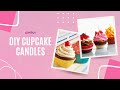 How to make beautiful cupcake candles  candle making tutorial  learn to make candles  askpankhuri