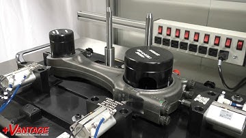 Connecting Rod Twist and Bend Inspection Bench | +Vantage | Metrology & Assembly Solutions