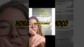 Horário de almoço