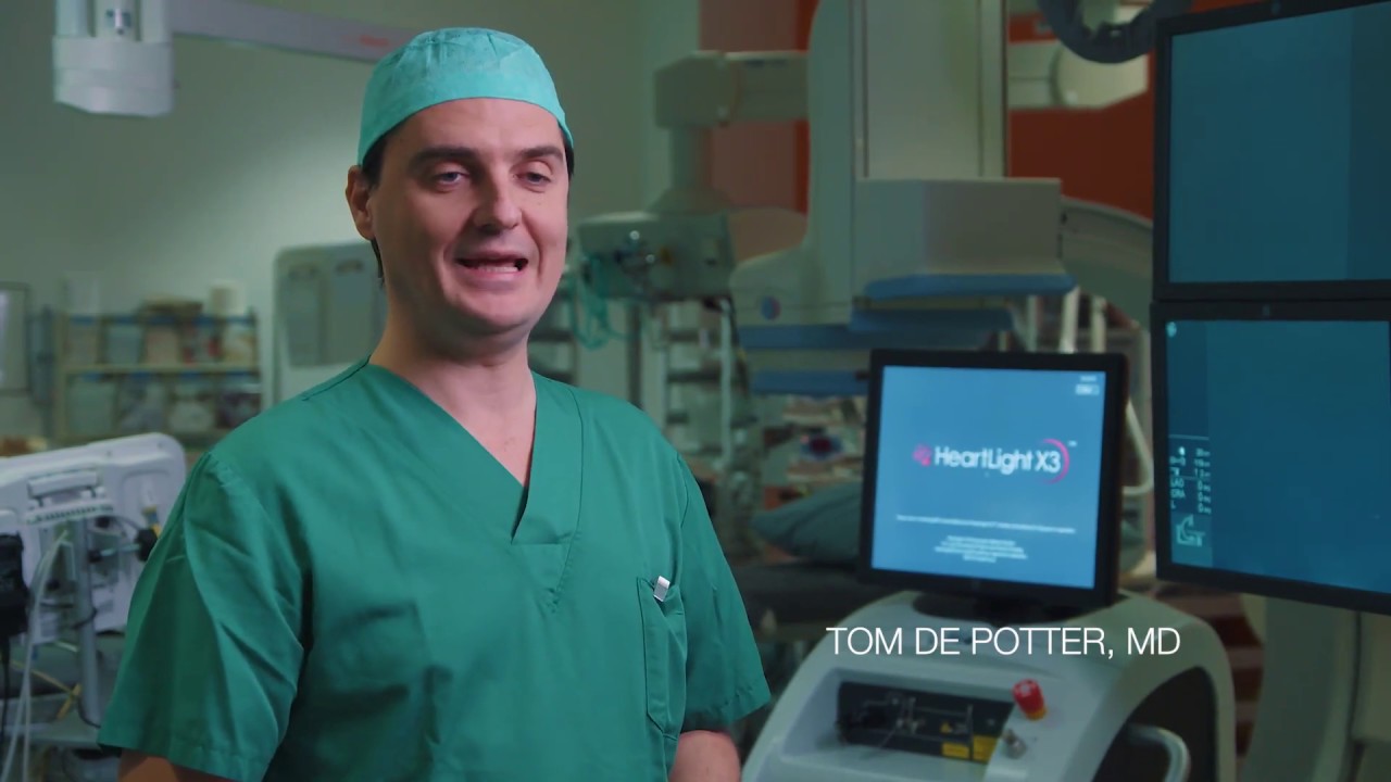 HeartLight X3 Cardiac Ablation Procedure Video OLV Aalst Hospital