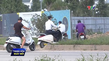 Người dân tự ý mở lối đi qua dải phân cách trên tuyến Đường tránh thành phố Thanh Hóa