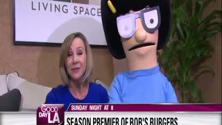 Tina Belcher from Bob's Burgers on Good Day LA
