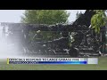 Officials respond to large garage fire in Door County
