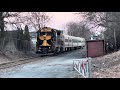 (HD) A Evening of Railfanning in Hammonton NJ. 2/26/2025.