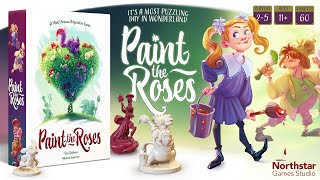 Paint the Roses Board Game - An Alice in Wonderland puzzle - North Star Games screenshot 1