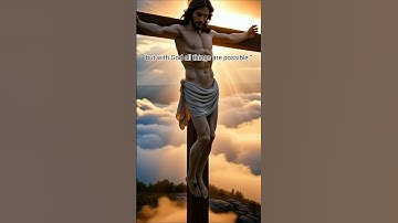 With God All Things Are Possible | Matthew 19:26 #BibleVerse #Jesus #cross #bibleverse #usa