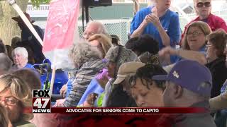 Michigan seniors press lawmakers for action