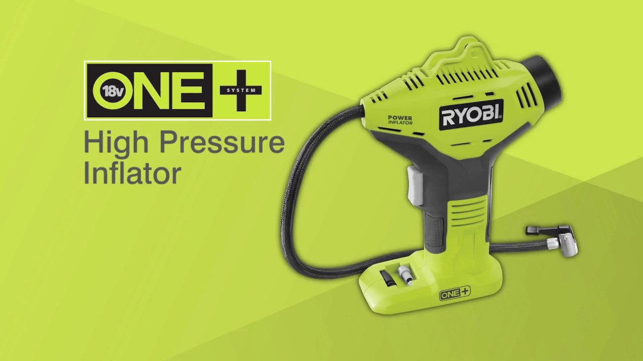 Ryobi Cordless High Pressure Inflator | 18V ONE+