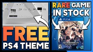 Get a FREE PS4 Dynamic Theme | Rare PS4 Game in Stock Now!