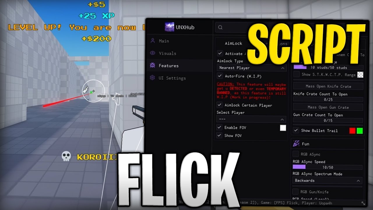 [🔥OP] Flick Best Script Aimbot, Esp And God Mode Roblox 2025 - YouTube