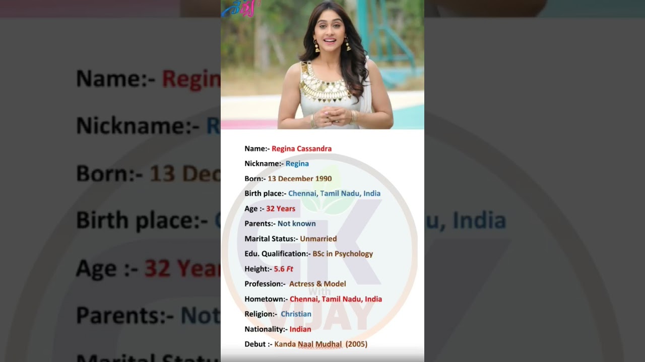 Beautiful Actress Regina Cassandra Biography 