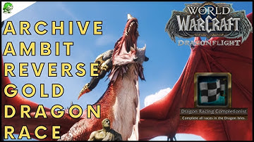 Dragonflight Archive Ambit Reverse Gold Dragon Race