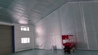 「室内保温シート」で作業環境を改善します！