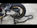 BMW S1000rr Wrecked Bike Rebuild ( PT. 9 NEW Chain &amp; Sprockets )