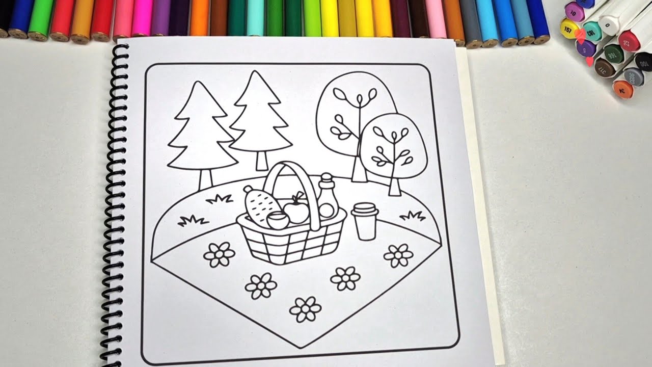 ASMR | Relaxing Forest Picnic • Kuzeh & Food Basket • Soft Smudge Vibes