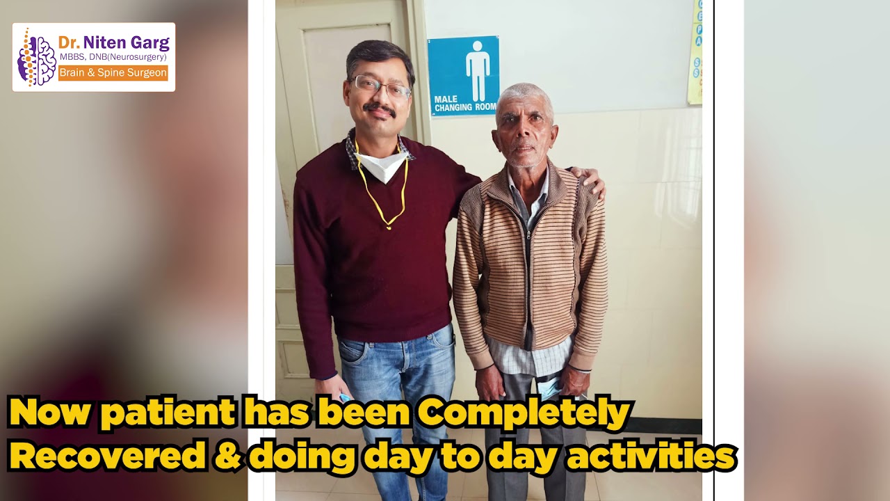 60 years Gentleman presented with Headache & Seizures , Diagnosed with left frontal Lobe Tumor.....