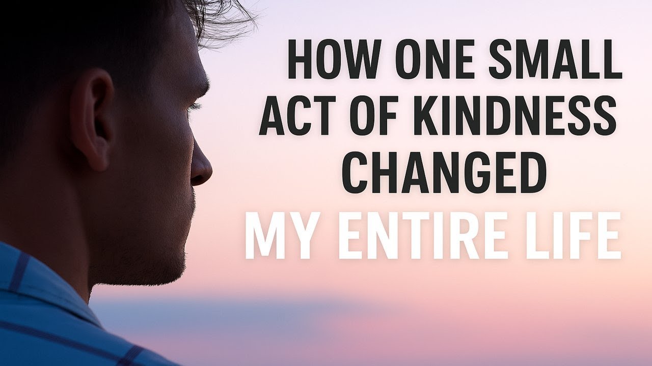 How One Small Act of Kindness Changed My Entire Life - YouTube