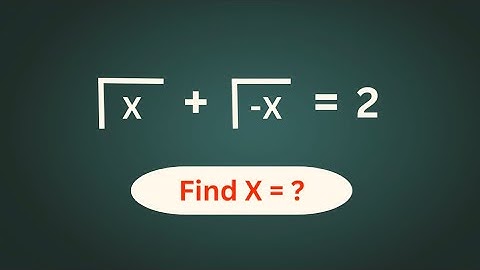 99% failed this! Is there is a real solution? Solving Tricky Radical equation _ SAT olympiad maths