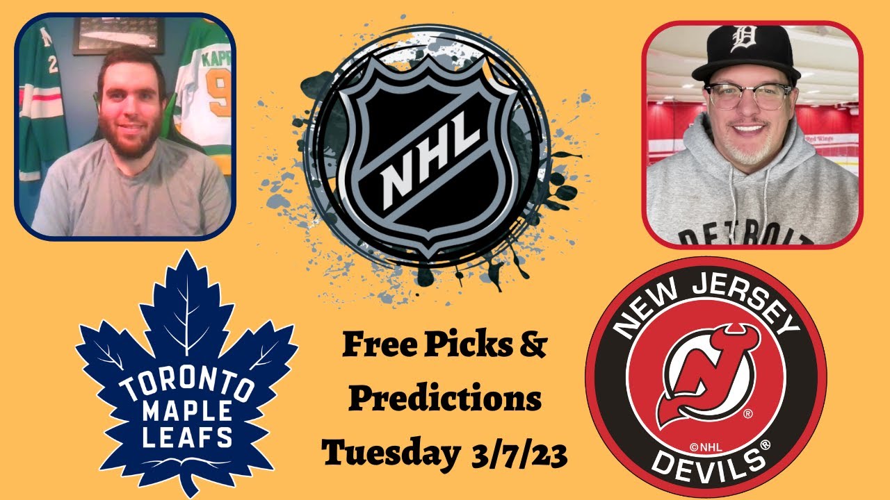 NHL Predictions: March 7 Maple Leafs vs Devils