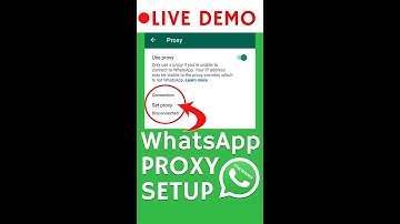 Whatsapp Proxy Settings | WhatsApp Proxy Kaise Connect Karen | #shorts #WhatsappProxySettings