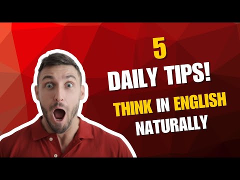 How to THINK in English | No More Translating in Your Head!