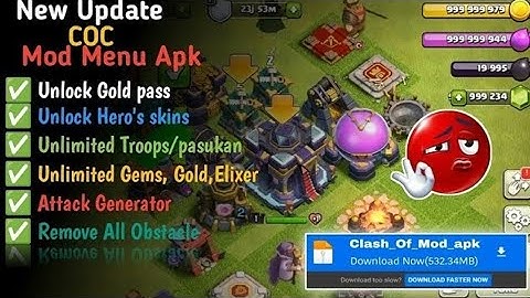 NEW UPDATE!! ⚔️ COC Mod APK 2025 | Unlimited Everything + Free Resources & gems