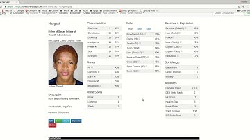 Runequest in Glorantha Character App - Episode 4 - Editing Characters