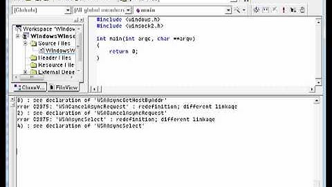 WINDOWS.H와 WINSOCK2.H와의 충돌!
