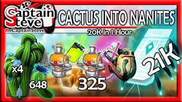 No Mans Sky Echinocactus Into Nanites Cooking Guide Captain Steve Easy Nanite Farming NMS 2021 PS5