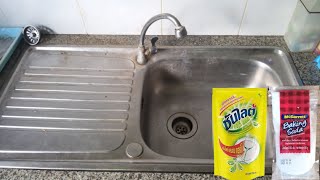 วิธีขัดอ่างล้างจาน ให้สะอาด เงาวับ เหมือนได้ของใหม่ Sink