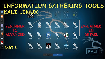 [PART 3] Kali Linux Information Gathering Tools | Free Tutorial | Ethical Hacking #Hacking