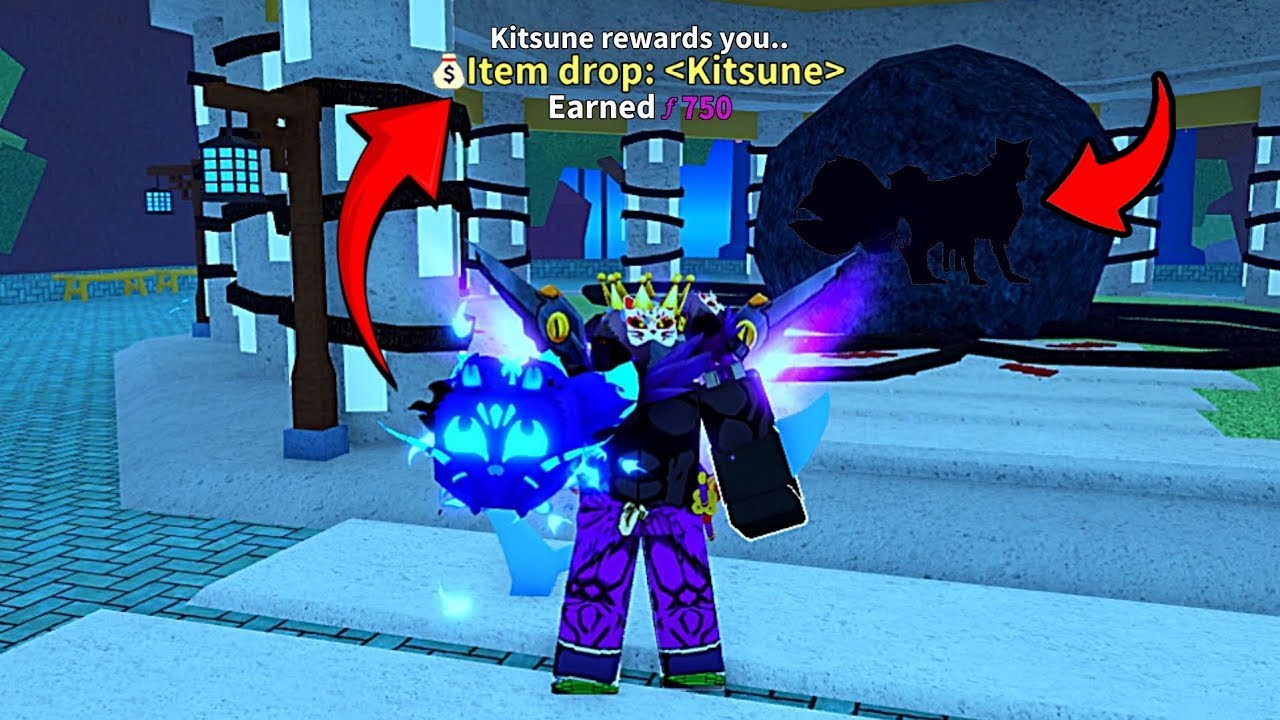 Grinding Kitsune Shrine To Get Kitsune Fruit in BloxFruits! - YouTube