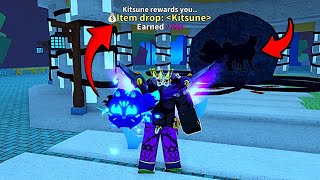 Grinding Kitsune Shrine To Get Kitsune Fruit in BloxFruits!