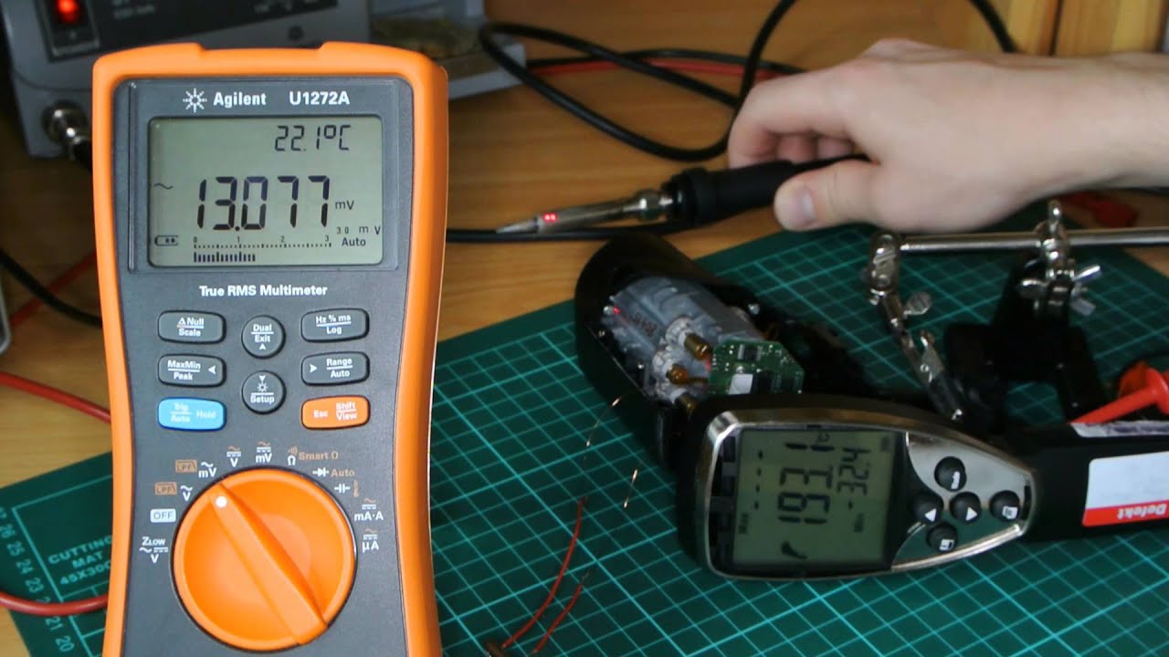 #1-1 Reparatur: testo 845 IR - Thermometer - YouTube