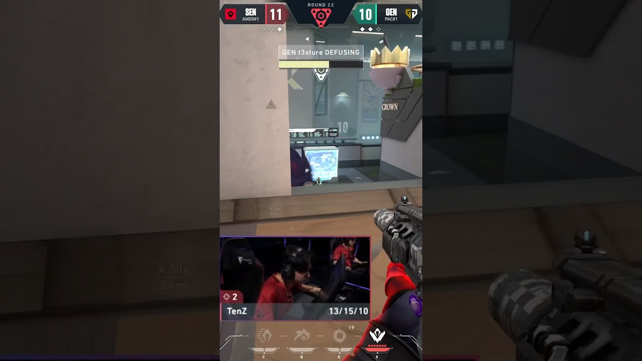 Tenz with the nasty clutch 🥶