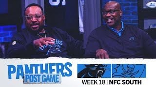 Panthers at Buccaneers & Saints at Falcons Week 18 Reaction | Postgame Show | Carolina Panthers