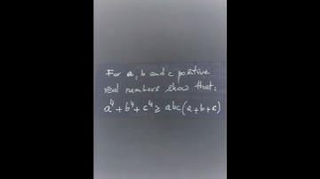 🔥 Powerful Inequality Proof:  a^4 + b^4 +c^4 greater than or equality to abc(a+b+c)