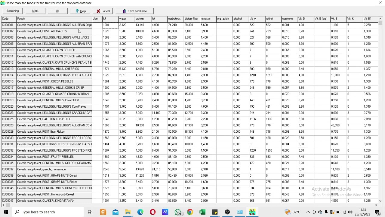 3. Tutorial Import Database Makanan