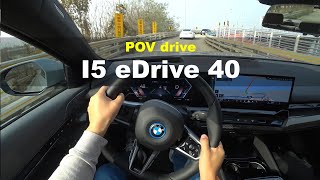 2024 BMW i5 eDrive 40 POV drive