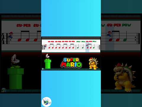 Mario Rhythm Play Along: Elementary Music Class [Beginner Version] — Music video cover