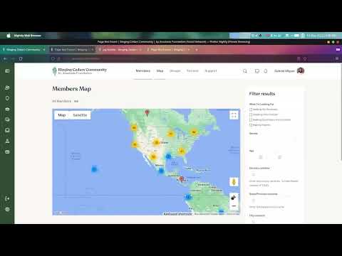 How to Search the Members Directory & Map | Ringing Cedars Community (Social Network / Platform)