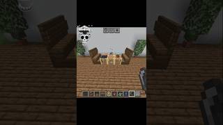 Minecraft Dining Table Build Hack! 🤯 #shorts