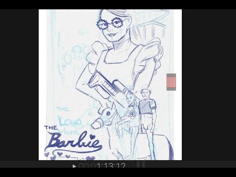 The Barbie Movie - Original Poster Art Time Lapse
