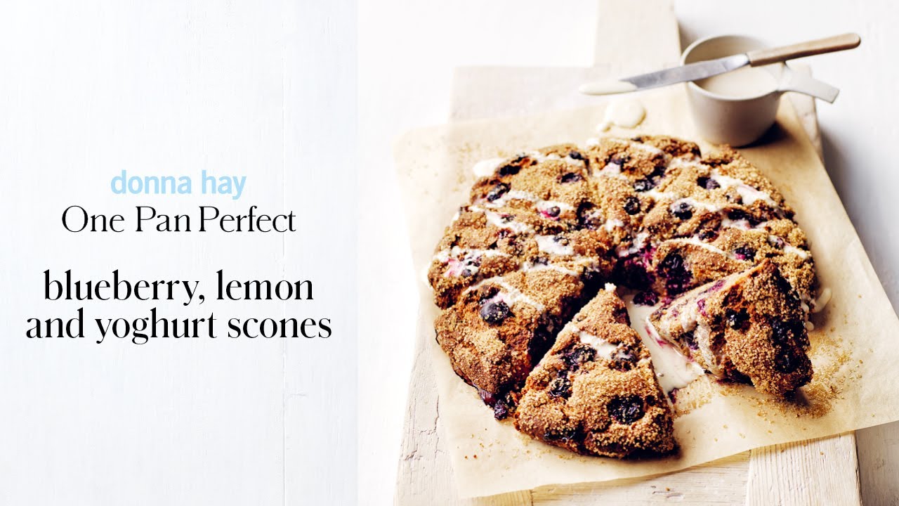 blueberry, lemon and yoghurt scones | One Pan Perfect by Donna Hay