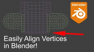 Quick Blender Vertex Alignment Tip!