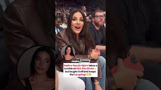 Nadine Nib Njeims Viral Slip At Nba Abu Dhabi She Laughed It Off