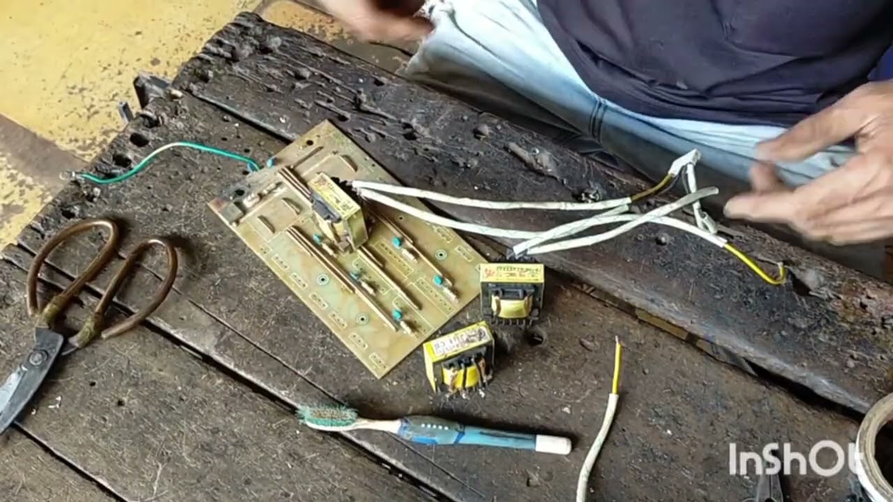 ផ្លាស់ប្តូរ ដុំភ្លើង យោត​ប៉ុស្តិ៍ផ្សាដែក​200A #electronic #works 🎉